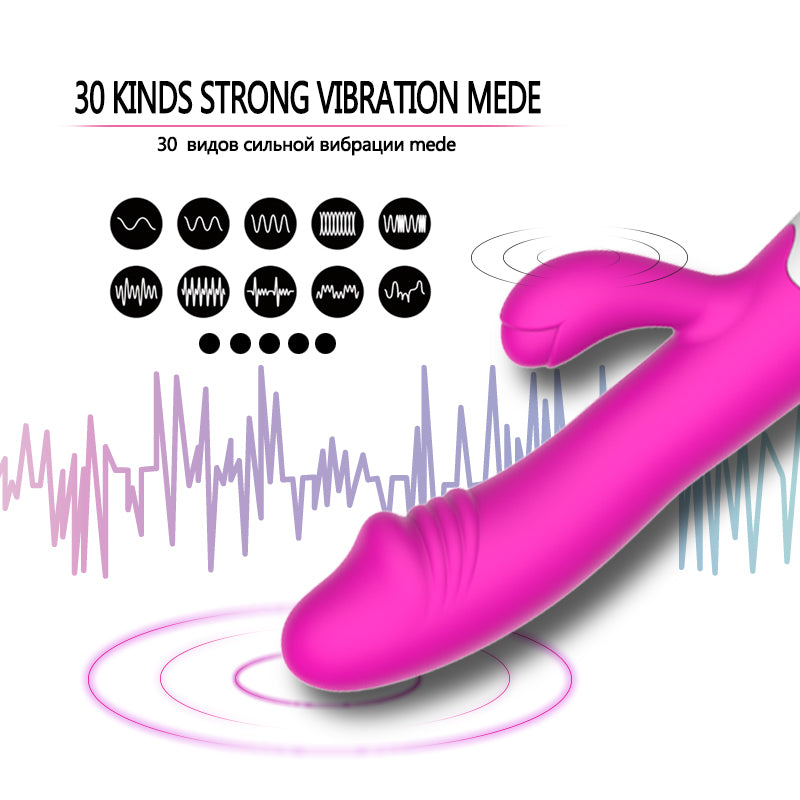 Rabbit Vibrator - 30 Speeds - Seductive Vixen