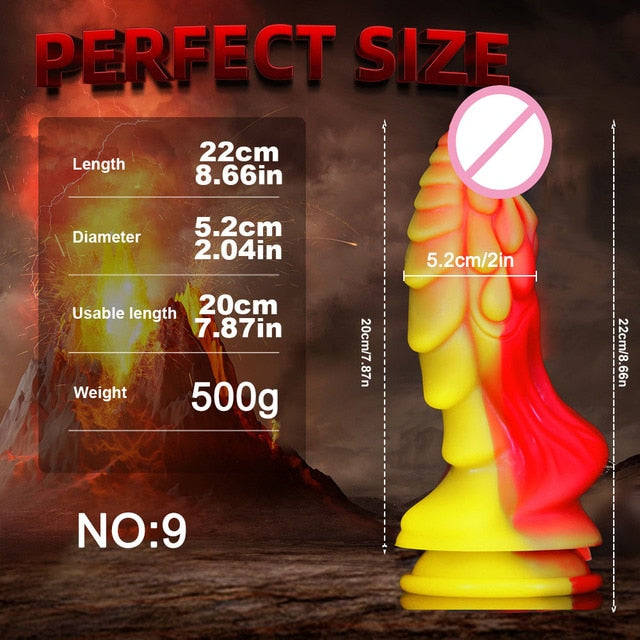 Monster Realistic Silicone Dildo Vaginal G-Spot