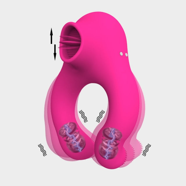 Vibrator Sucking Penis Ring - Seductive Vixen