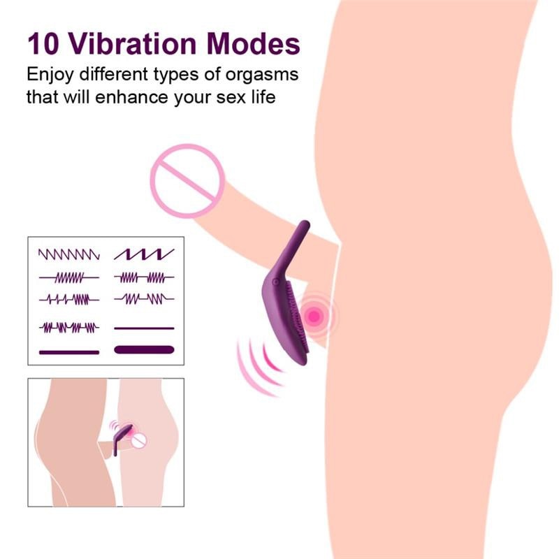 Penis Ring Vibrating Clitoris Stimulator G Spot - Seductive Vixen
