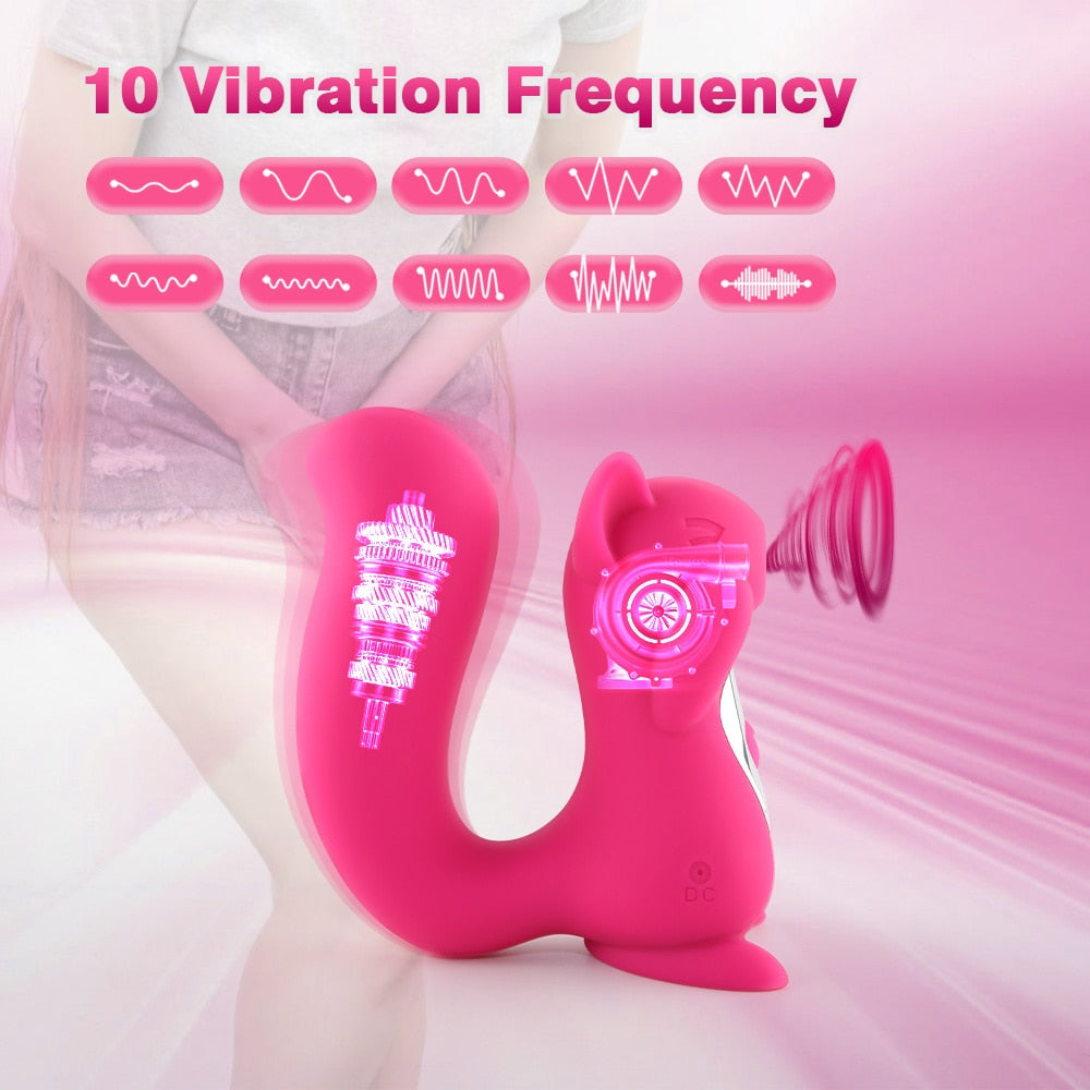 Squirrel Shape Licking Vibrators - Seductive Vixen
